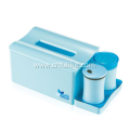 Multi-function Rectangular Tissue Box with Toothpick Holder